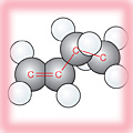 The structure of but-1-ene 
